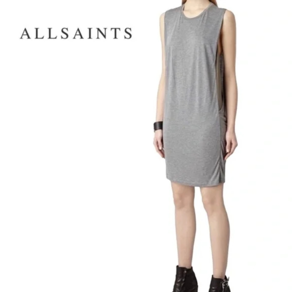 All Saints - Alvie Dress - Viscose and Silk - Size 4